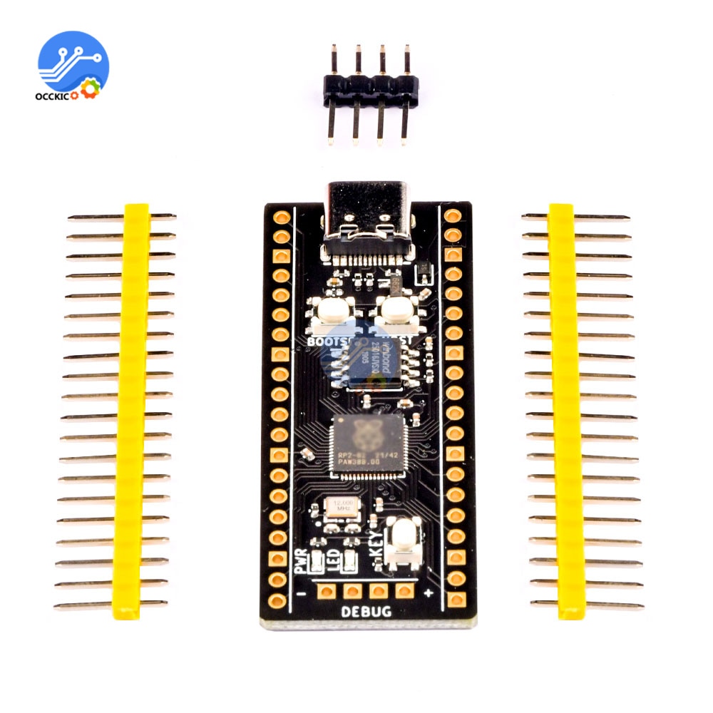     RP2040 2MB 4MB 8MB 16MB  Micropython /C/C + +, CircuitPython